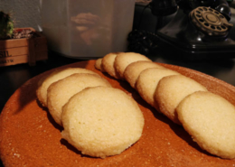 Galletas de mantequilla con jengibre y naranja