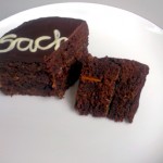 Tarta Sacher de naranja