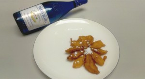 Tierra Blanca con Buñuelos de Manzana