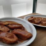 Torrijas de leche con almíbar