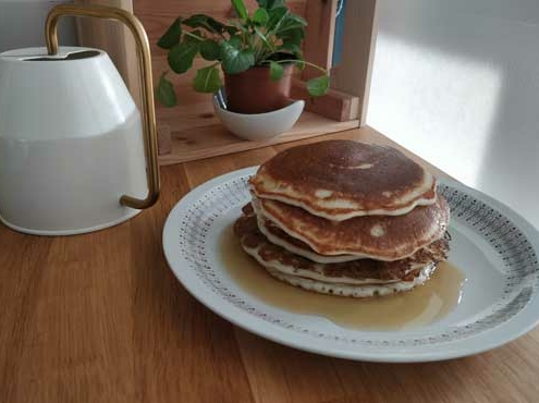 Tortitas con Sirope